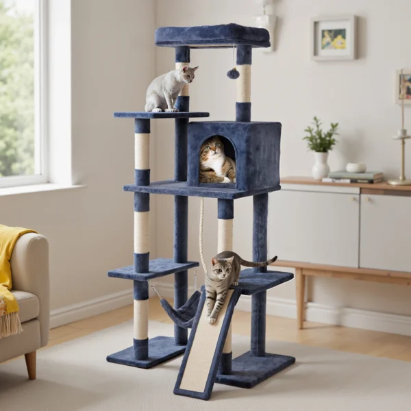 63-Inch Multi-Cat Climbing Tree