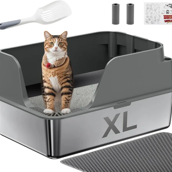 Stainless Steel Extra Large Litter Box